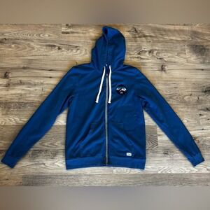 Marine Layer Blue Zip-Up HoodieSize Small | Men's